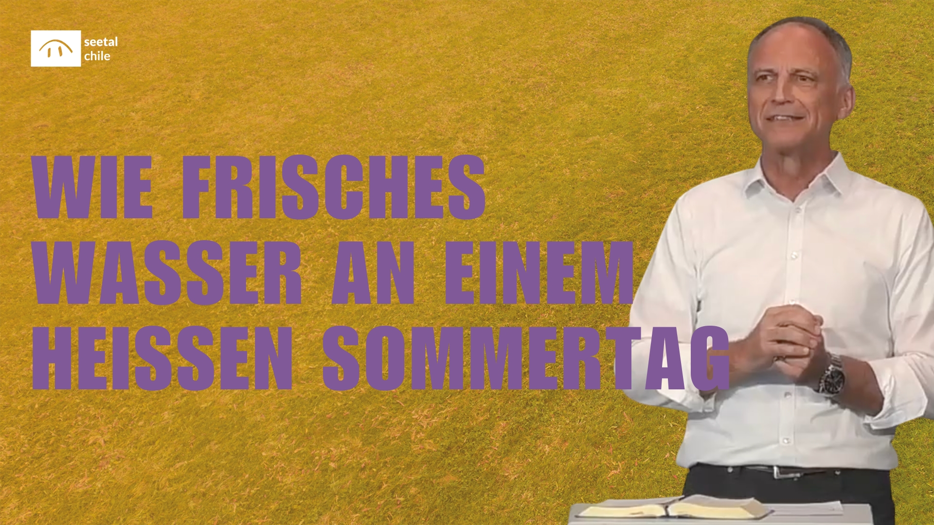 Wie frisches Wasser an einem heissen Sommertag